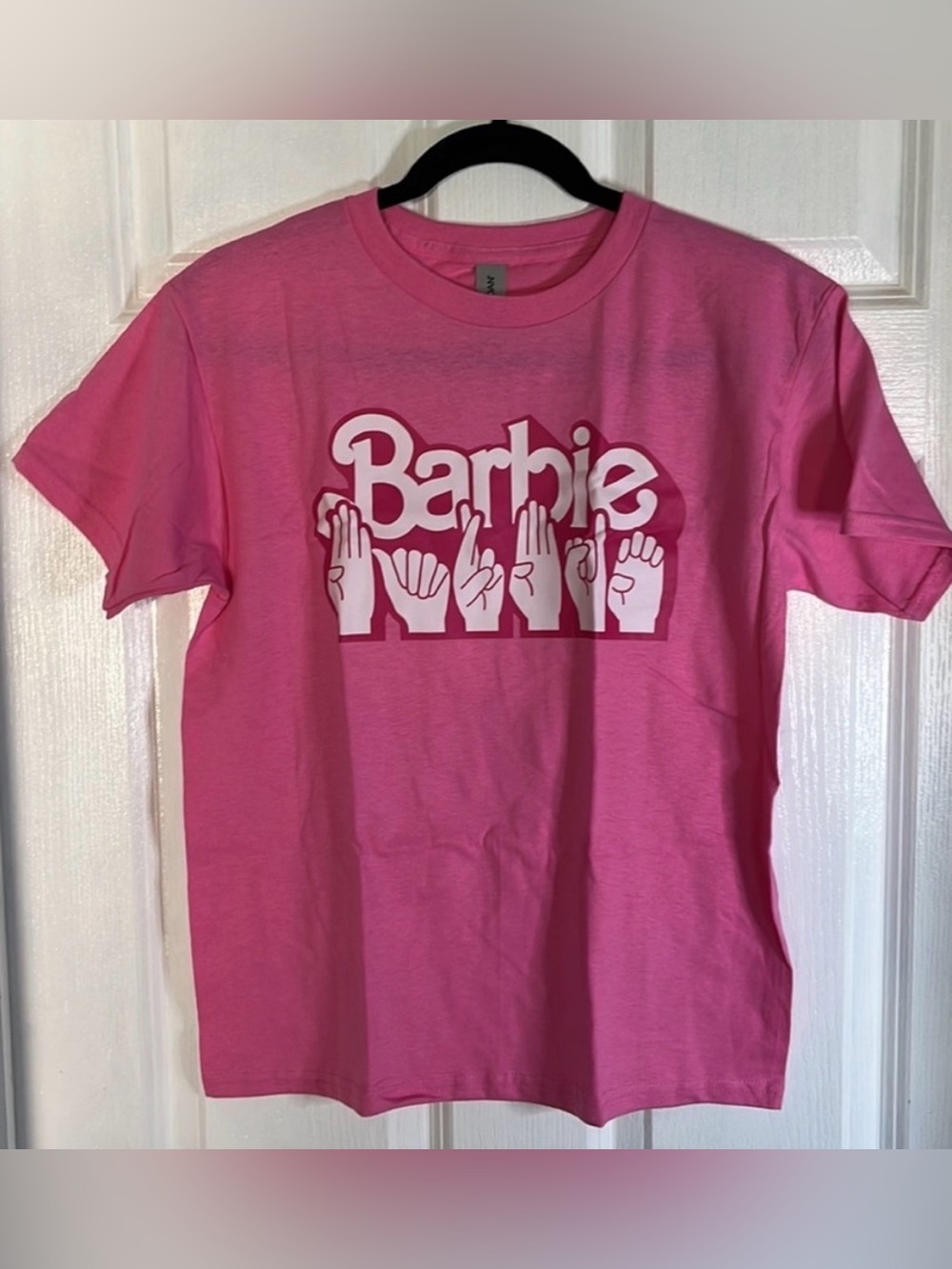 NEW! Youth T-Shirt, American Sign Language BARBIE, Gildan